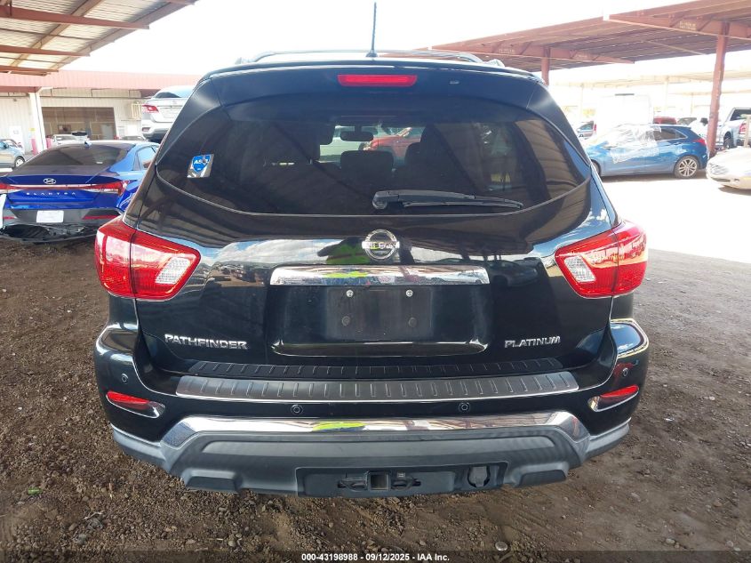 2017 Nissan Pathfinder Platinum VIN: 5N1DR2MN7HC602716 Lot: 43198988