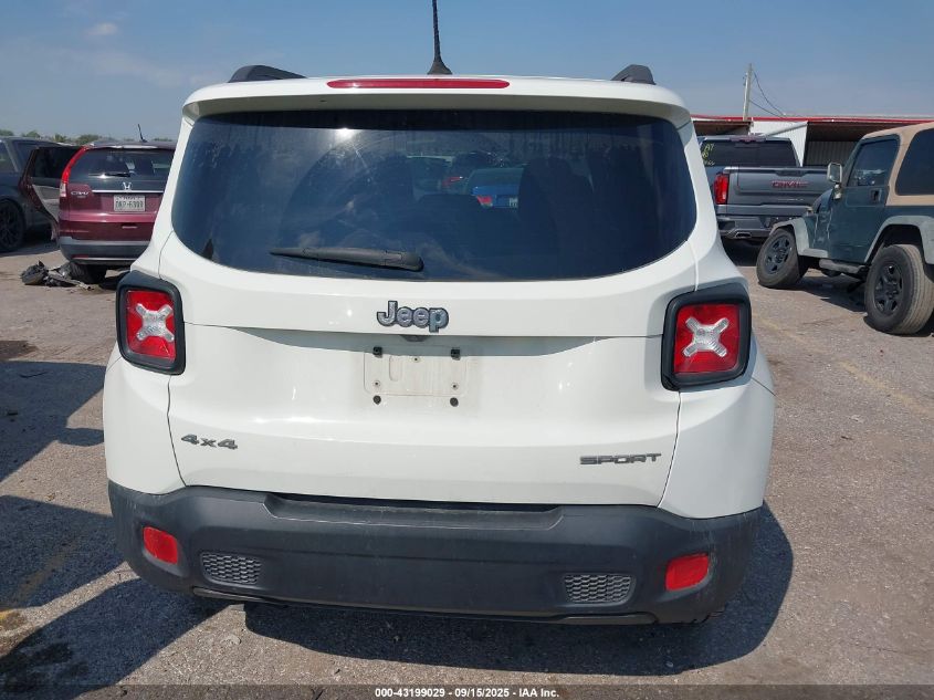 2016 Jeep Renegade Sport VIN: ZACCJBAT0GPD65054 Lot: 43199029