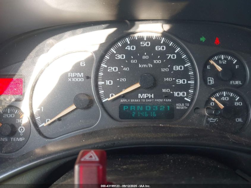 2002 GMC Sierra 1500Hd Sle VIN: 1GTGK13U92F219486 Lot: 43199123