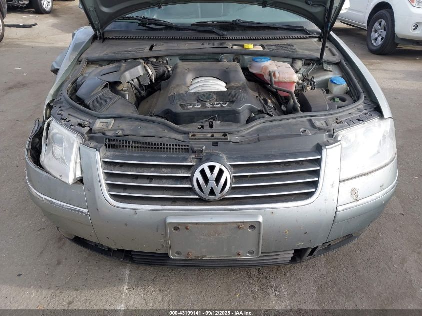 2005 Volkswagen Passat Glx VIN: WVWYU63B55E128560 Lot: 43199141