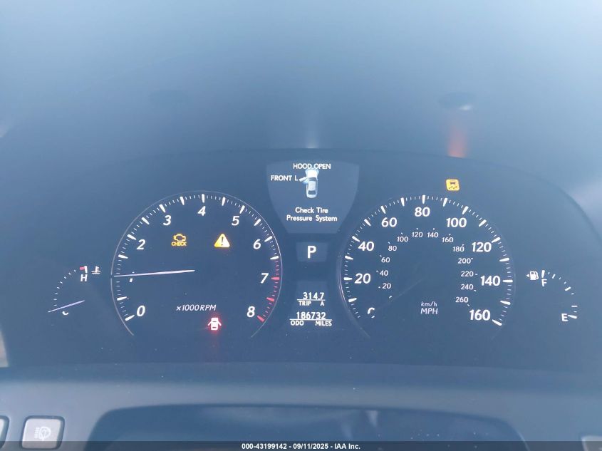 2008 Lexus Ls 460 VIN: JTHBL46F085059856 Lot: 43199142