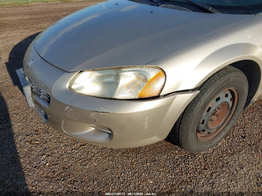 2002 Dodge Stratus Se VIN: 1B3EL36X62N187321 Lot: 43199173