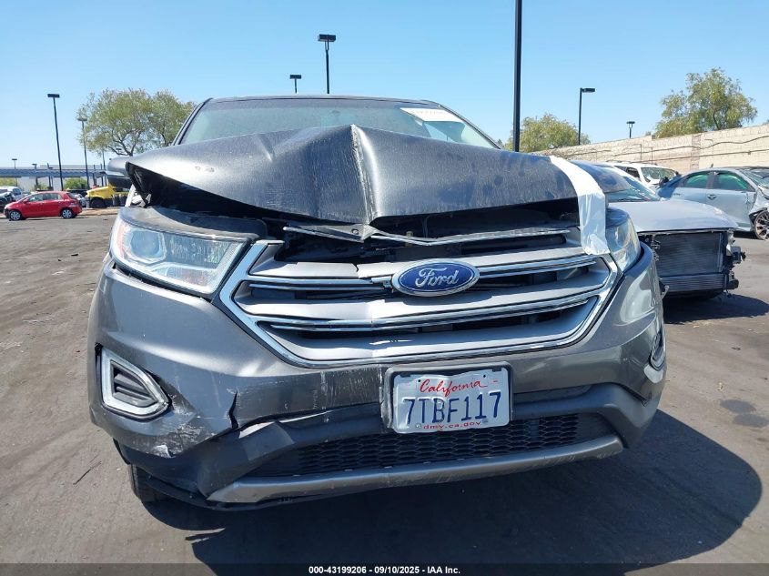 2016 Ford Edge Sel VIN: 2FMPK4J8XGBB27380 Lot: 43199206