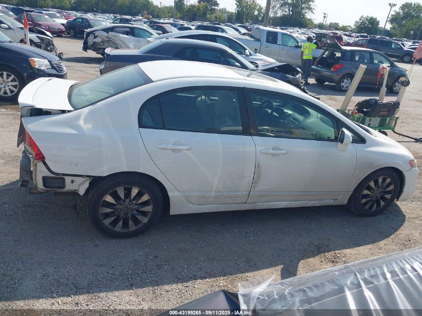 2009 Honda Civic Ex VIN: 19XFA16889E000648 Lot: 43199265