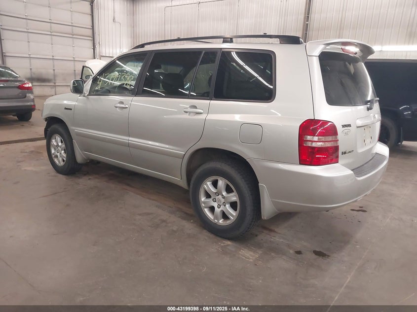 2003 Toyota Highlander Limited V6 silver other gasoline JTEHF21A230132259 photo #4