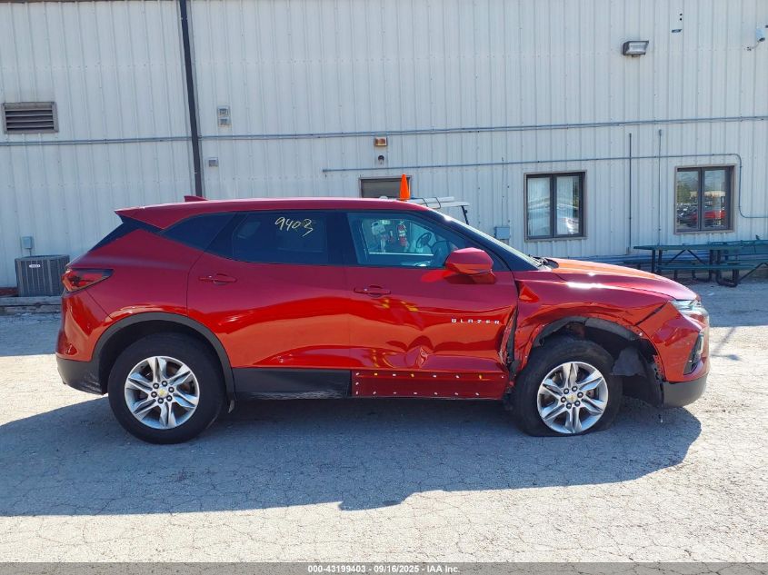 2022 Chevrolet Blazer Fwd 2Lt VIN: 3GNKBCR41NS152872 Lot: 43199403