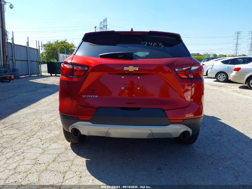 2022 Chevrolet Blazer Fwd 2Lt VIN: 3GNKBCR41NS152872 Lot: 43199403