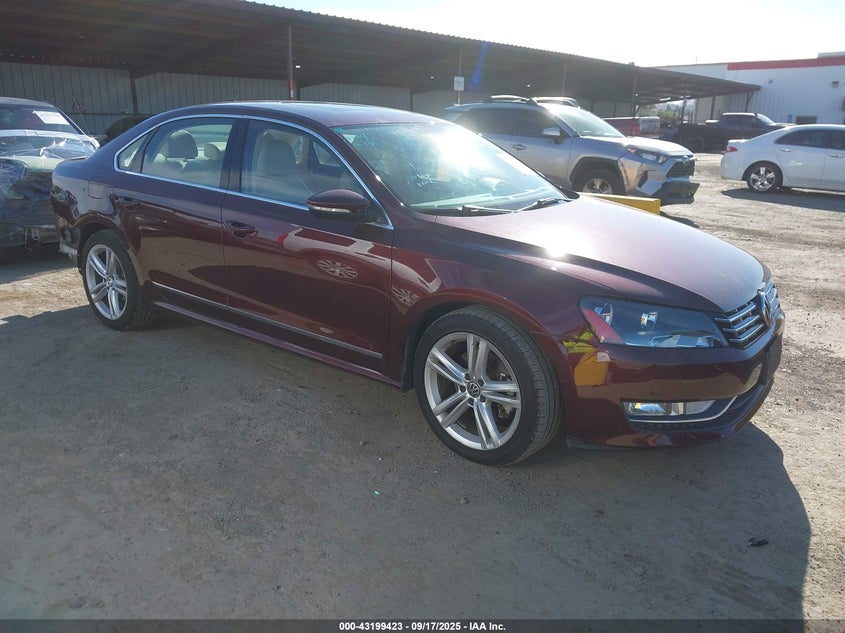 1VWCM7A39CC011016 2012 Volkswagen Passat 3.6L V6 Sel Premium auction photo 1