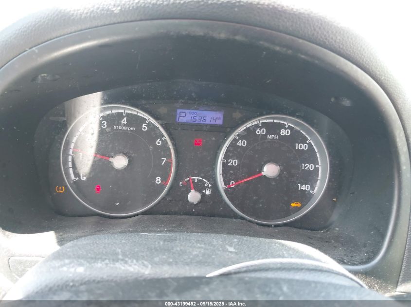 2010 Hyundai Accent Gs VIN: KMHCM3AC1AU168974 Lot: 43199452