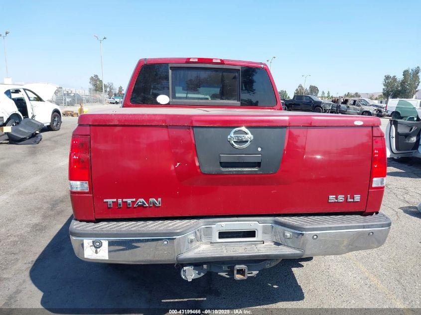 2005 Nissan Titan Le VIN: 1N6AA07B05N530386 Lot: 43199466