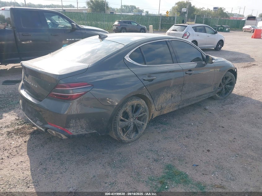 Vin: kmtg34ta3pu111180, lot: 43693976, genesis g70 2.0t rwd 20234