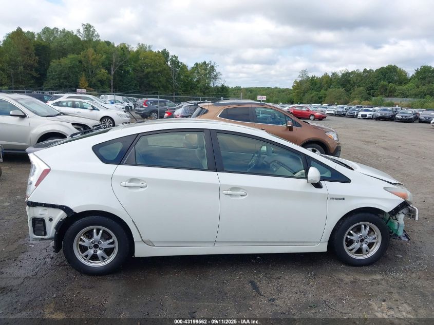 2011 Toyota Prius Two VIN: JTDKN3DU7B1467843 Lot: 43199562