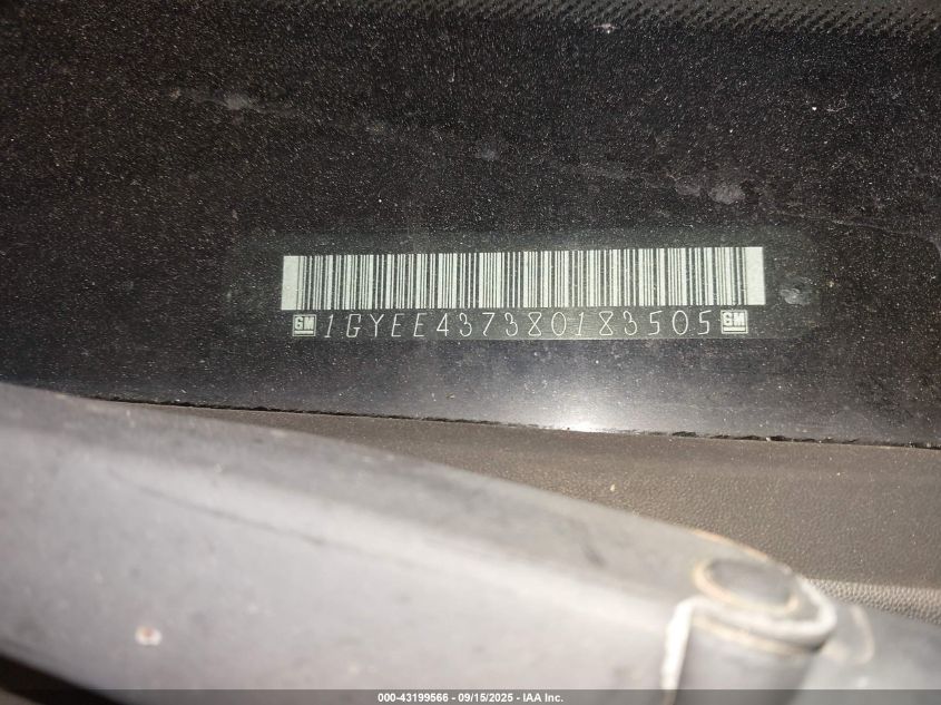 2008 Cadillac Srx VIN: 1GYEE437380183505 Lot: 43199566