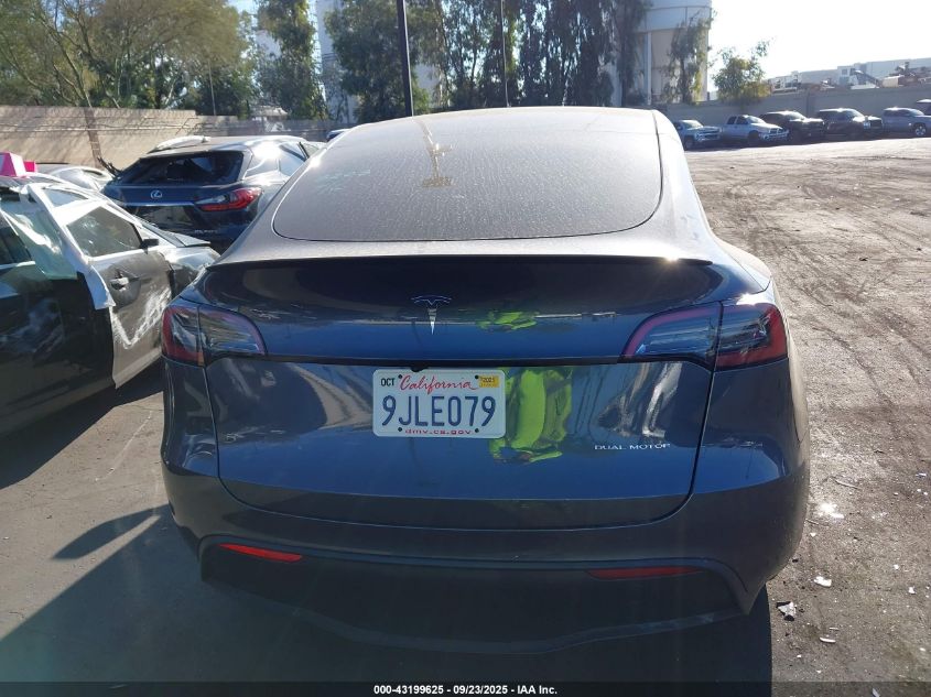 2023 Tesla Model Y Awd/Long Range Dual Motor All-Wheel Drive VIN: 7SAYGDEE4PF903647 Lot: 43199625