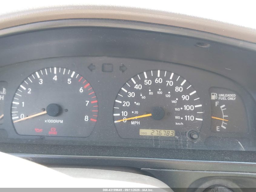 1999 Toyota Tacoma VIN: 4TAVL52N1XZ523726 Lot: 43199649