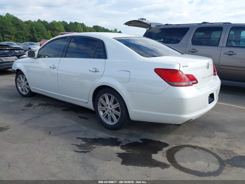 2008 Toyota Avalon Limited white sedan gasoline 4T1BK36B98U302898 photo #4
