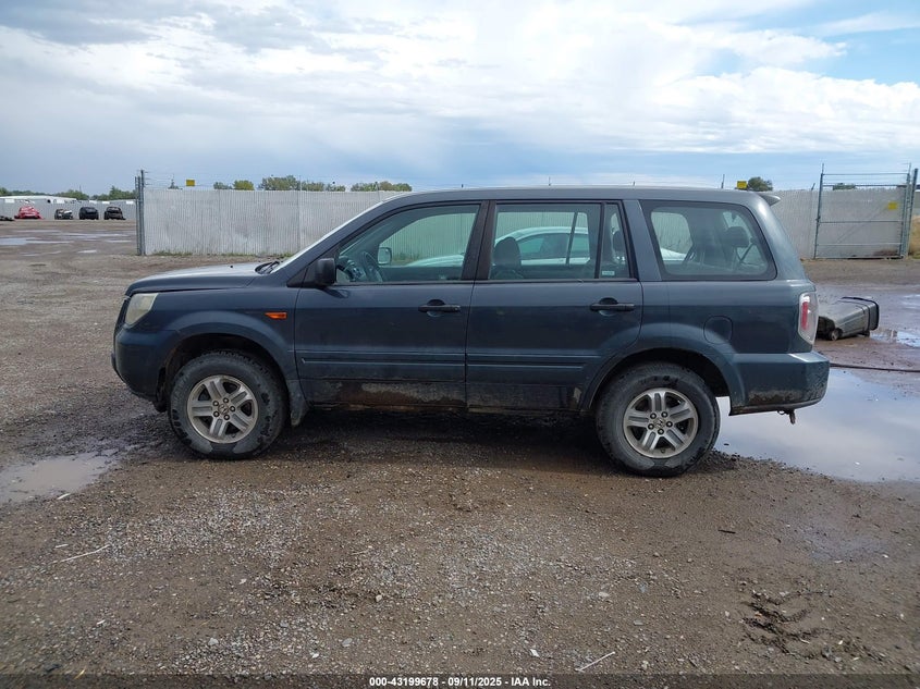 2006 Honda Pilot Lx VIN: 2HKYF18136H512951 Lot: 43199678
