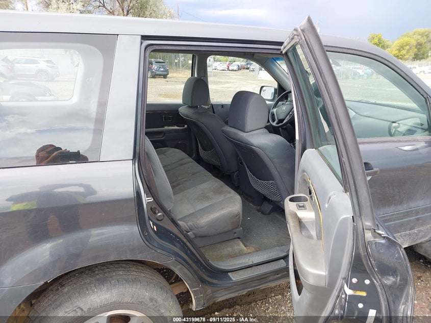 2006 Honda Pilot Lx VIN: 2HKYF18136H512951 Lot: 43199678