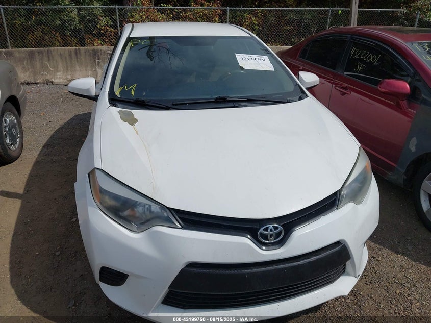 2014 Toyota Corolla Le VIN: 5YFBURHE3EP016532 Lot: 43199750