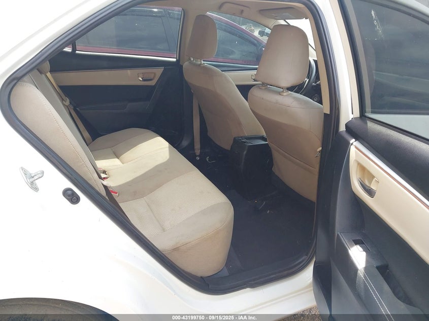 2014 Toyota Corolla Le VIN: 5YFBURHE3EP016532 Lot: 43199750