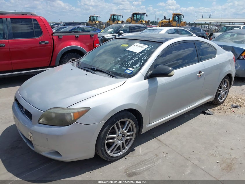 2007 Scion Tc grey coupe gasoline JTKDE167170195641 photo #3