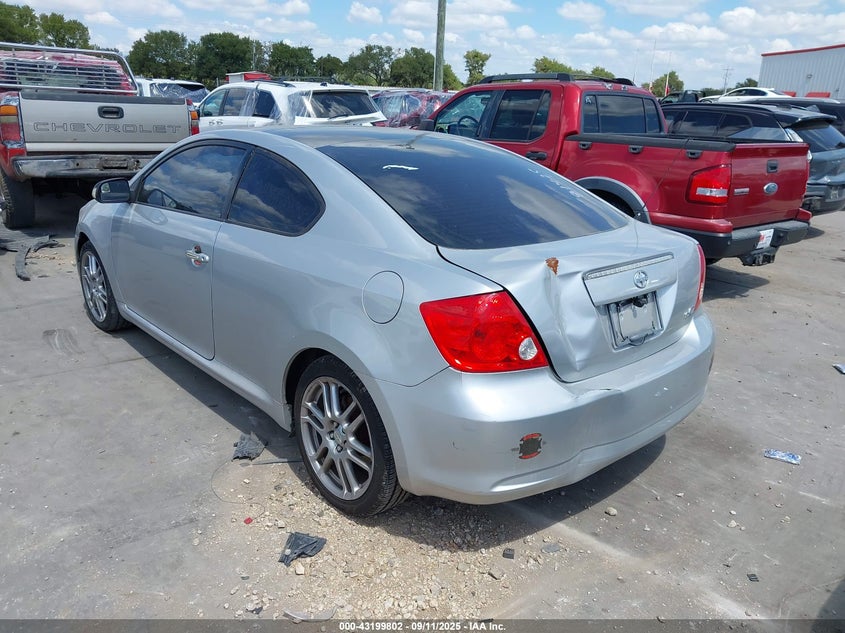 2007 Scion Tc grey coupe gasoline JTKDE167170195641 photo #4