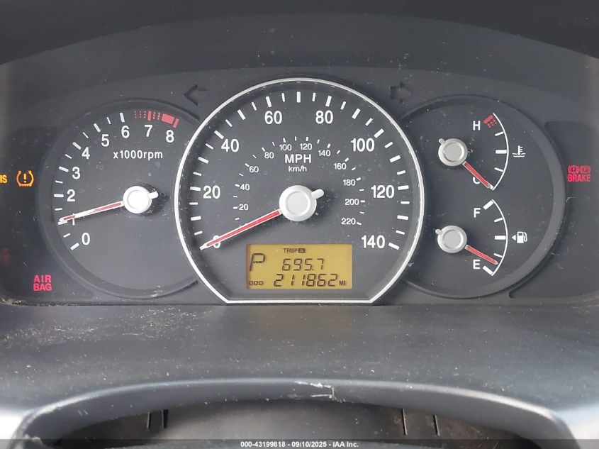 2009 Kia Rondo Lx VIN: KNAFG528197272015 Lot: 43199818