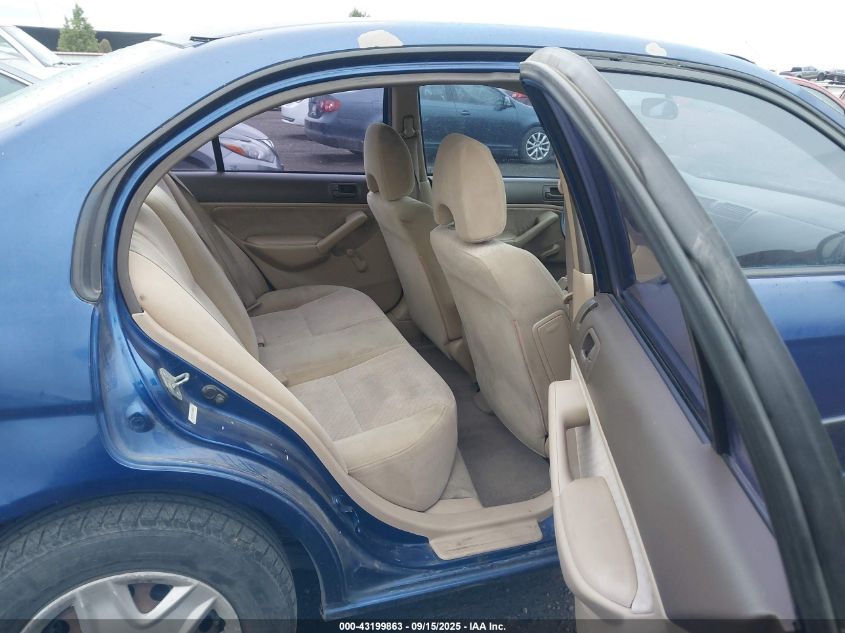 2004 Honda Civic Vp VIN: 2HGES164X4H643166 Lot: 43199863