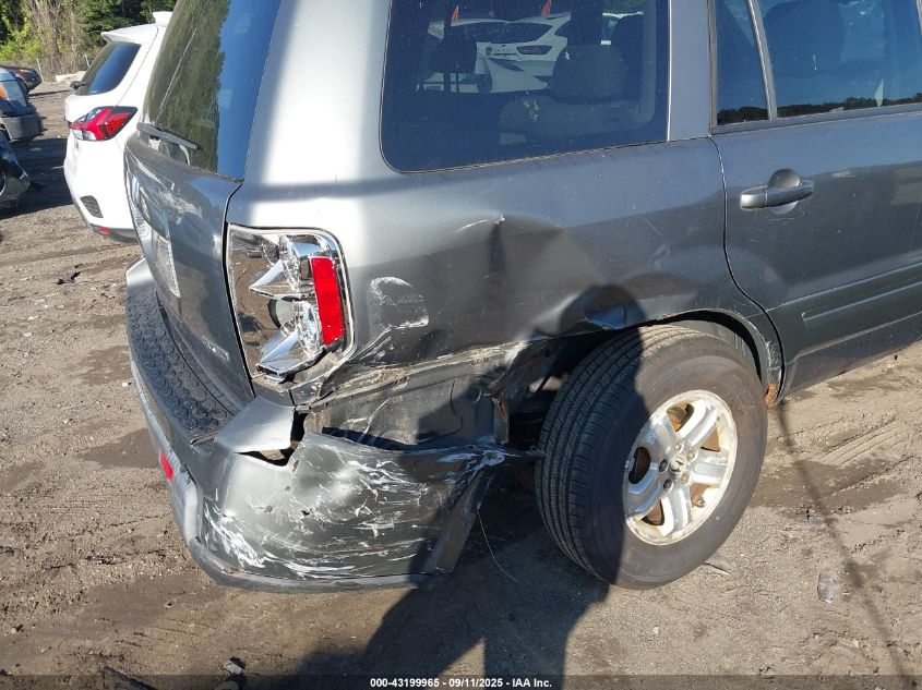 2008 Honda Pilot Vp VIN: 5FNYF18208B042369 Lot: 43199965