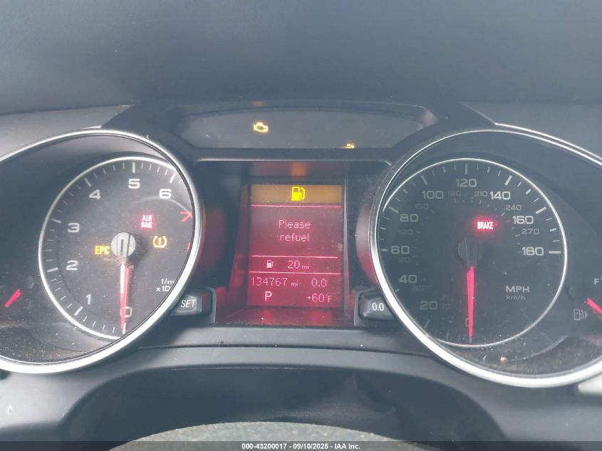2010 Audi A5 2.0T Premium VIN: WAULFAFH6AN025260 Lot: 43200017