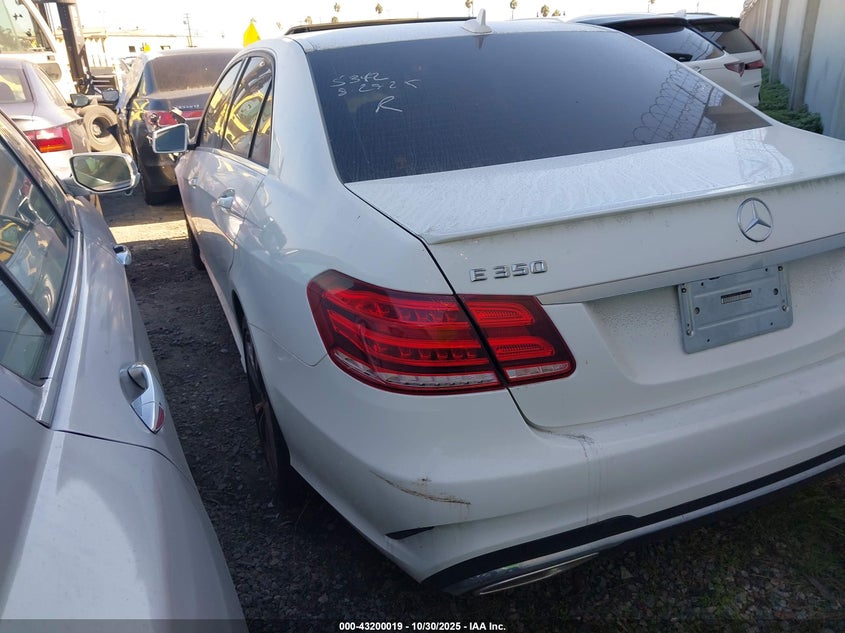2016 Mercedes-Benz E 350 white sedan gasoline WDDHF5KB5GB200776 photo #4