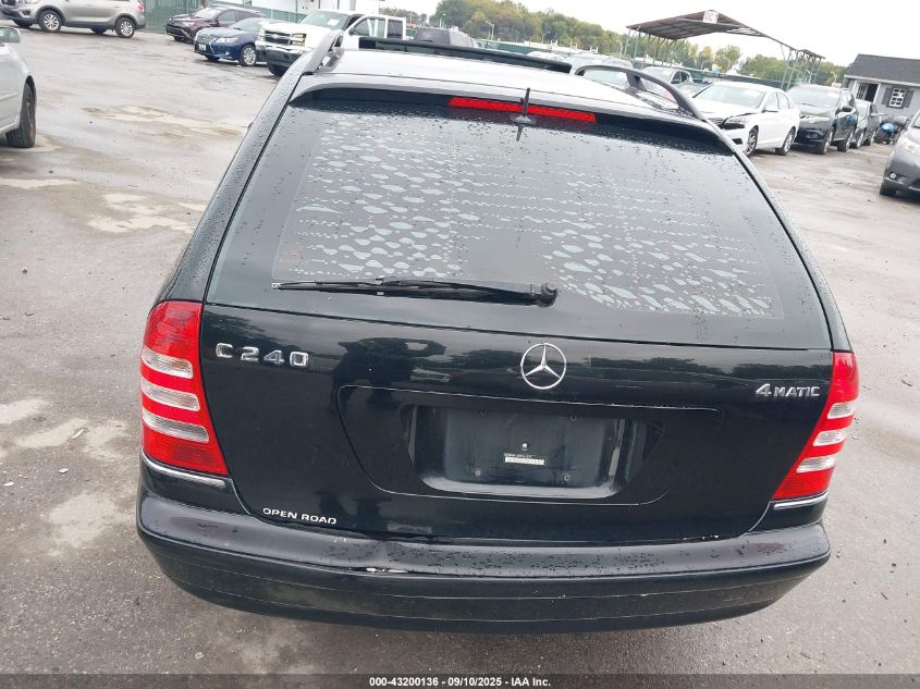 2005 Mercedes-Benz C 240 Luxury 4Matic VIN: WDBRH81J85F567579 Lot: 43200136