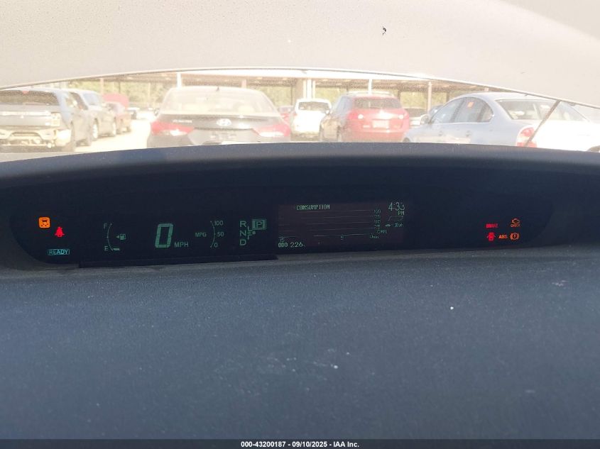 2010 Toyota Prius Ii VIN: JTDKN3DU6A0187089 Lot: 43200187