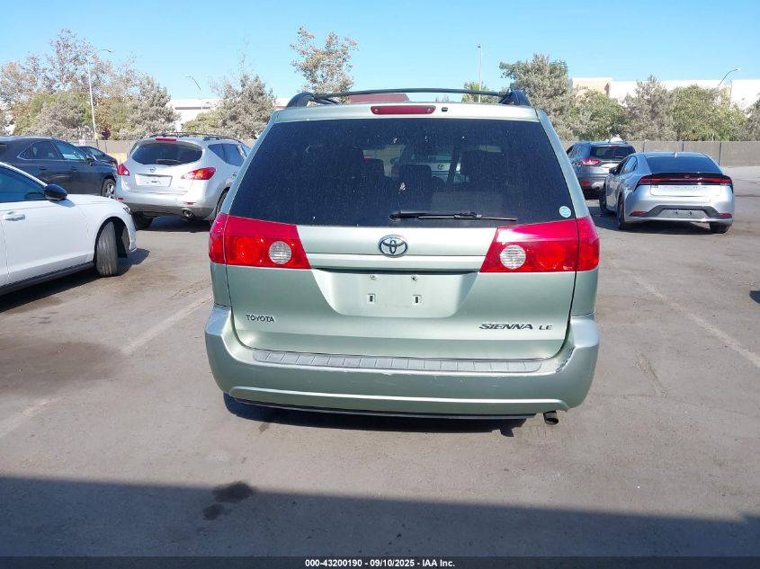 2008 Toyota Sienna Le VIN: 5TDZK23C28S151790 Lot: 43200190