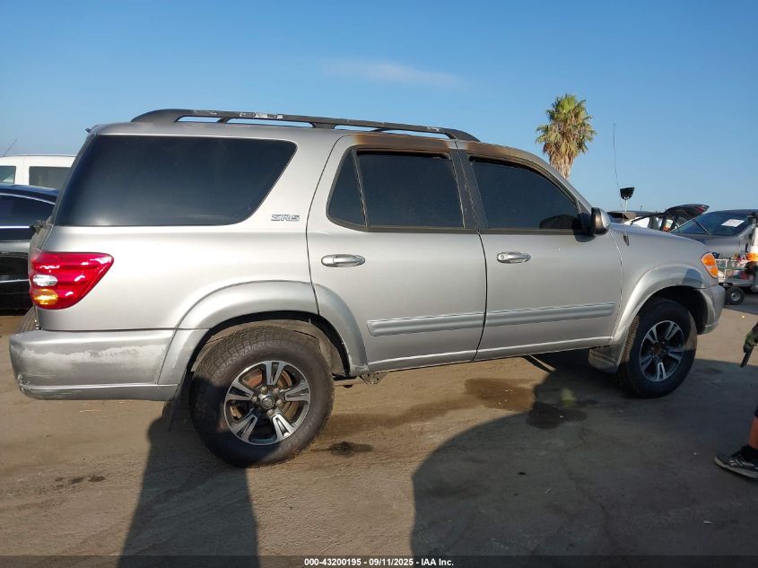 2002 Toyota Sequoia Sr5 V8 VIN: 5TDZT34A22S114438 Lot: 43200195
