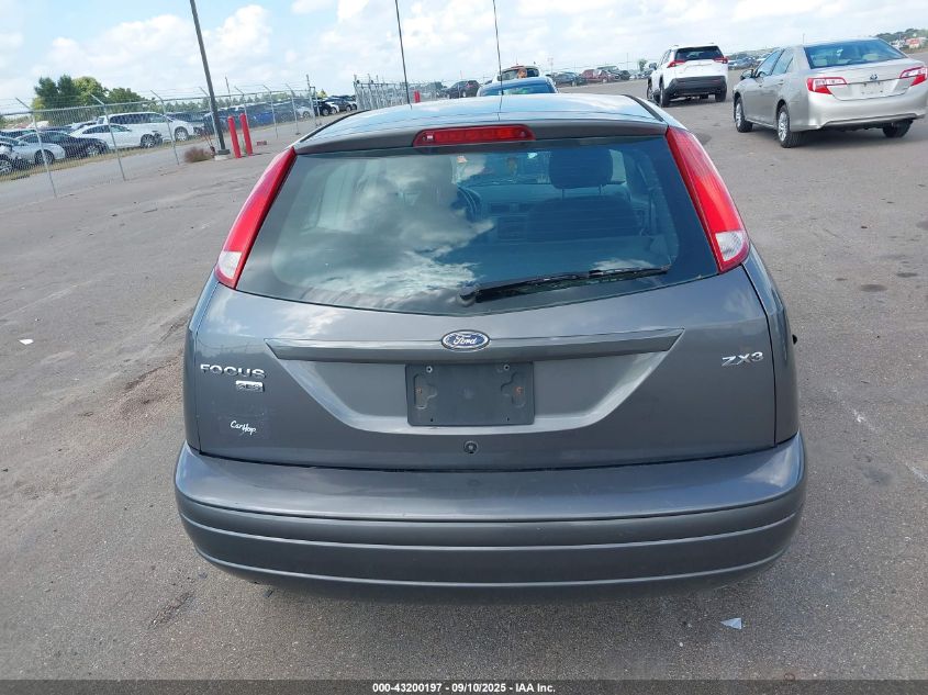 2006 Ford Focus Zx3 VIN: 1FAFP31N16W157050 Lot: 43200197