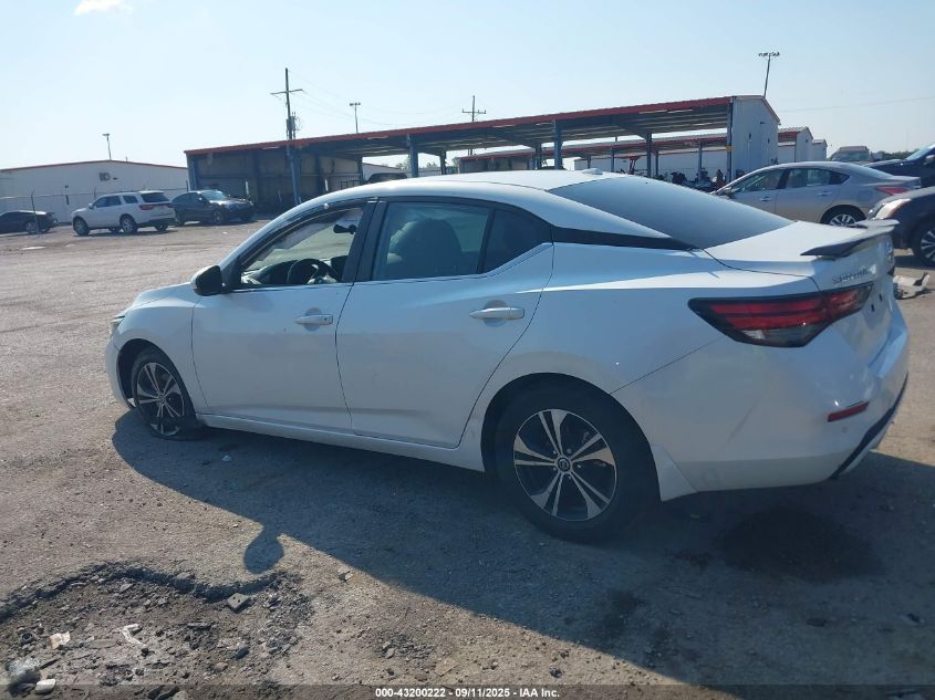 2021 Nissan Sentra Sv Xtronic Cvt VIN: 3N1AB8CV1MY329650 Lot: 43200222