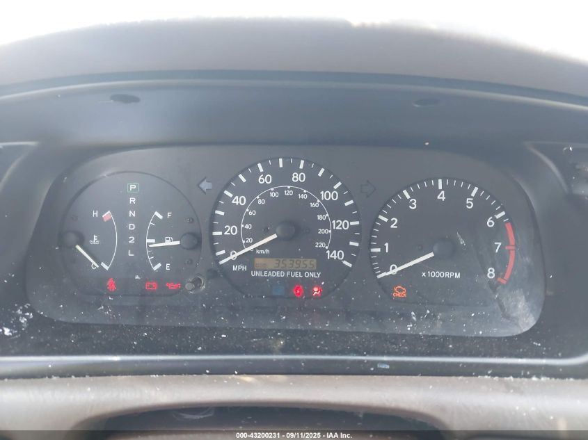 1999 Toyota Camry Le V6 VIN: JT2BF22K5X0174196 Lot: 43200231