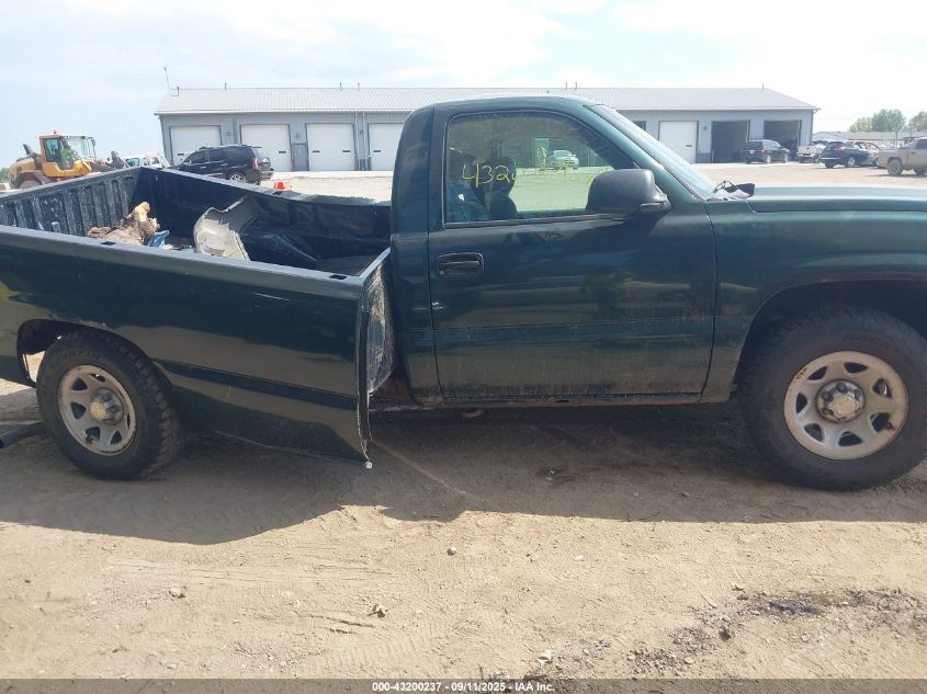 2006 Chevrolet Silverado 1500 Work Truck VIN: 1GCEC14X06Z121643 Lot: 43200237
