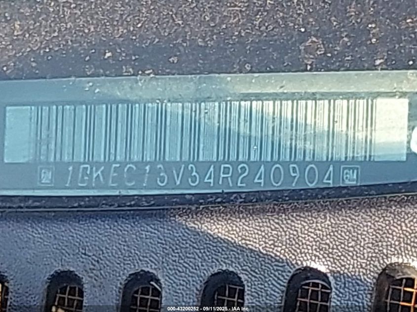 2004 GMC Yukon Sle VIN: 1GKEC13V34R240904 Lot: 43200252