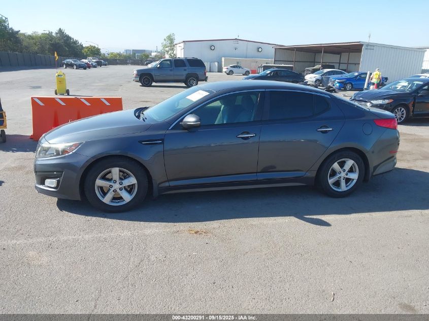 2015 Kia Optima Lx VIN: KNAGM4A72F5639785 Lot: 43200291