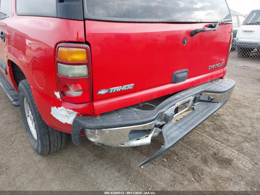 2002 Chevrolet Tahoe Ls VIN: 1GNEK13V72R152215 Lot: 43200312