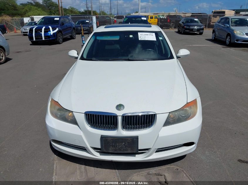 2007 BMW 335I VIN: WBAVB73527PA65675 Lot: 43200356