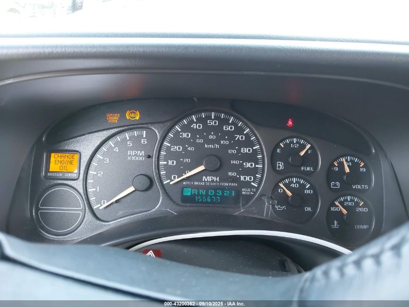 2001 Chevrolet Tahoe Ls VIN: 1GNEC13T91R203269 Lot: 43200362