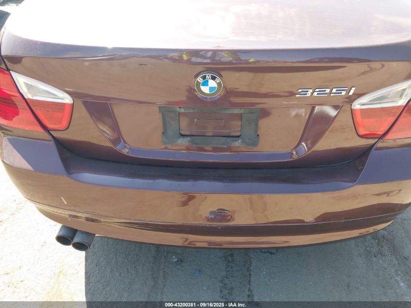 2006 BMW 325I VIN: WBAVB13556PT16746 Lot: 43200381