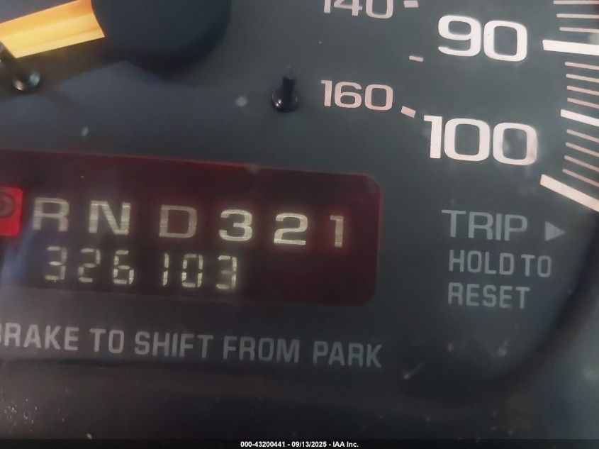 1999 Chevrolet Express VIN: 1GCFG25W6X1036312 Lot: 43200441