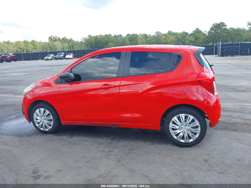 2017 Chevrolet Spark Ls Cvt VIN: KL8CB6SA8HC770837 Lot: 43200451