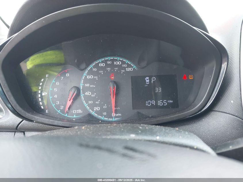 2017 Chevrolet Spark Ls Cvt VIN: KL8CB6SA8HC770837 Lot: 43200451