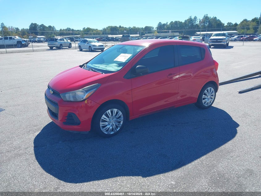 Vin: kl8cb6sa8hc770837, lot: 43694889, chevrolet spark ls cvt 20172