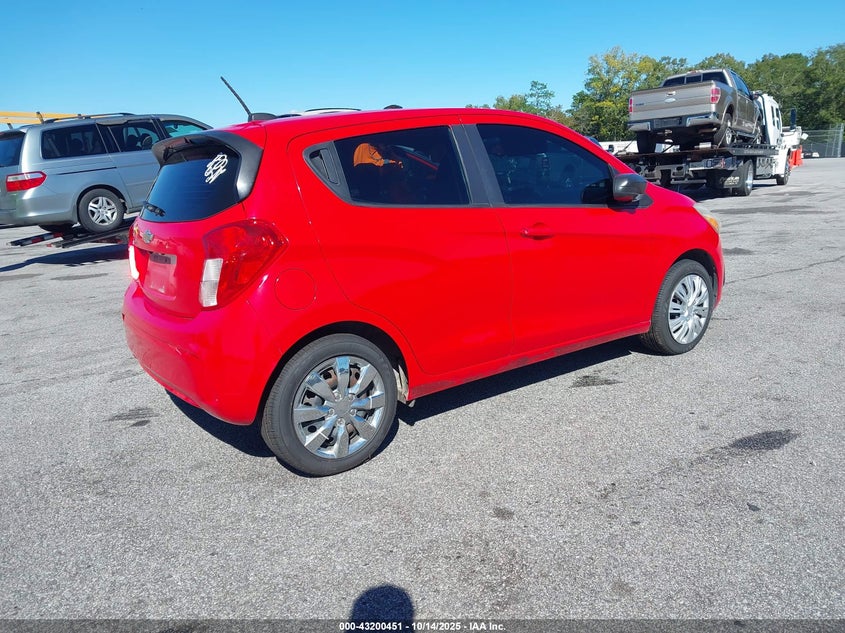 Vin: kl8cb6sa8hc770837, lot: 43694889, chevrolet spark ls cvt 20174